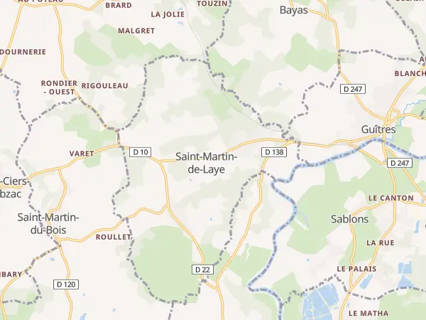 Plan de Saint-Martin-de-Laye