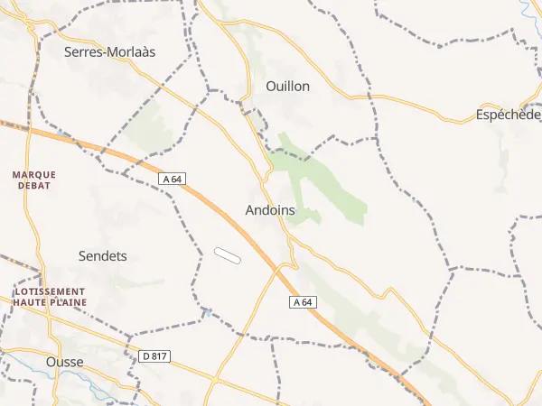 Plan de Andoins