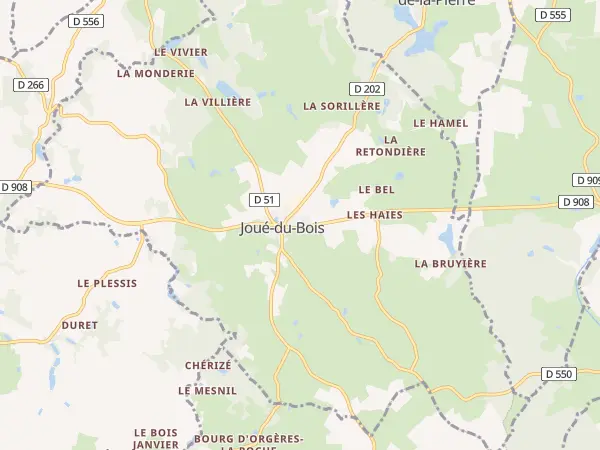 Plan de Joué-du-Bois