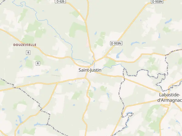 Plan de Saint-Justin