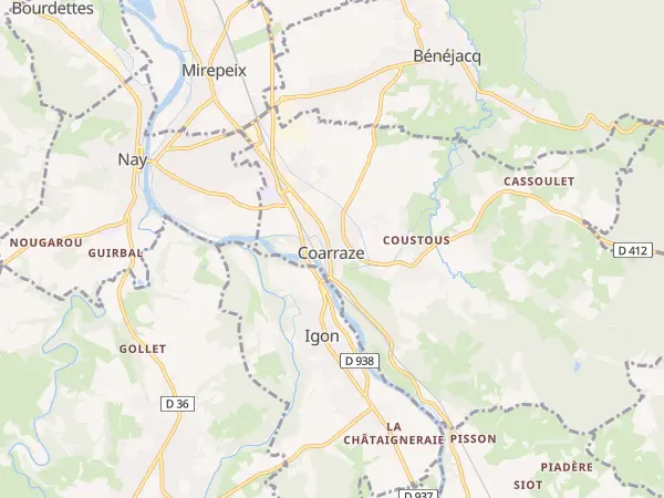 Plan de Coarraze
