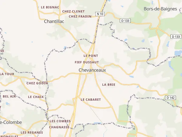 Plan de Chevanceaux