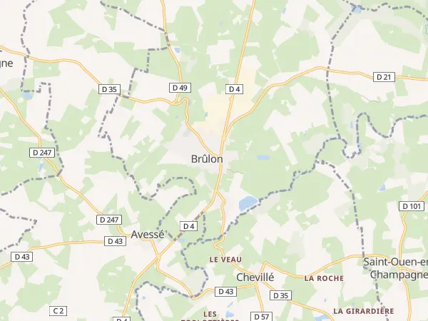 Plan de Brûlon