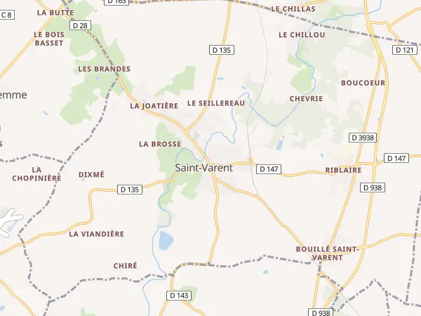 Plan de Saint-Varent