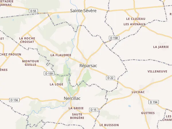 Plan de Réparsac