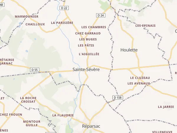 Plan de Sainte-Sévère