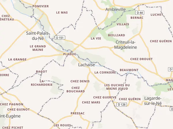 Plan de Lachaise