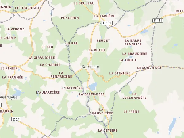 Plan de Saint-Lin