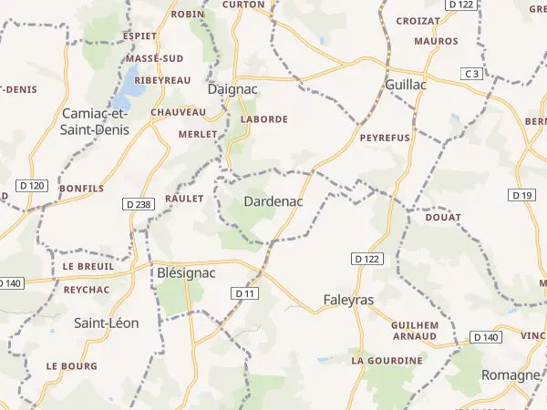 Plan de Dardenac