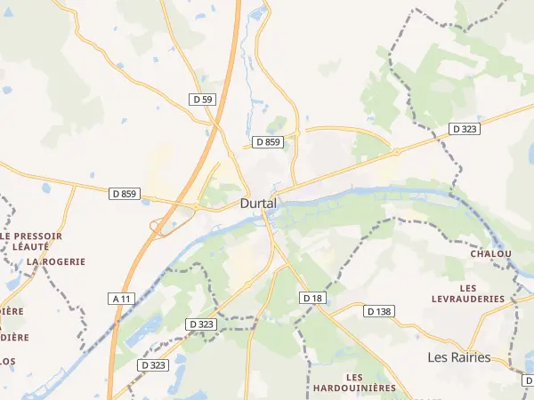 Plan de Durtal