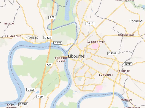 Plan de Libourne