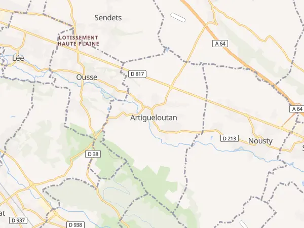 Plan de Artigueloutan
