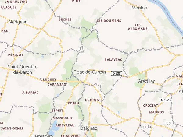 Plan de Tizac-de-Curton