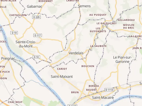 Plan de Verdelais