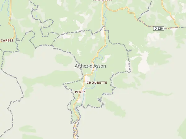 Plan de Arthez-d’Asson