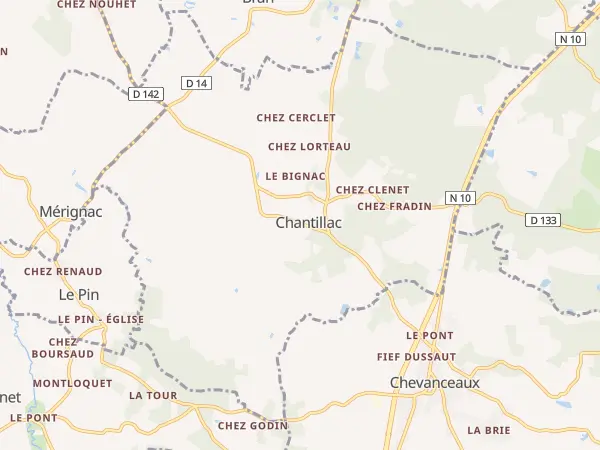 Plan de Chantillac