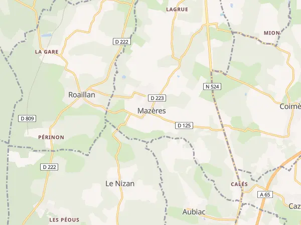 Plan de Mazères