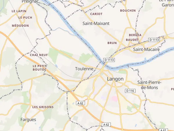 Plan de Toulenne