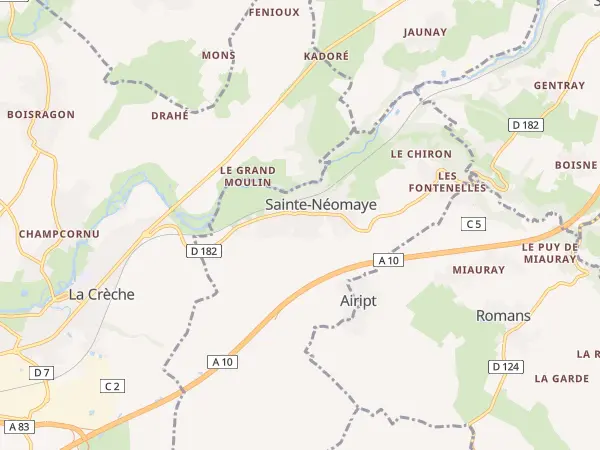 Plan de Sainte-Néomaye