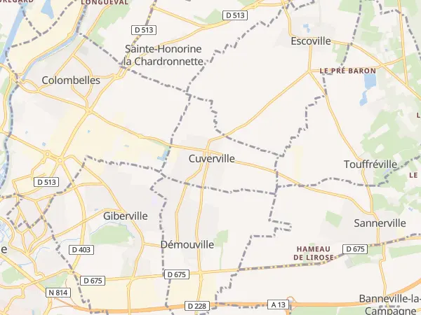 Plan de Cuverville