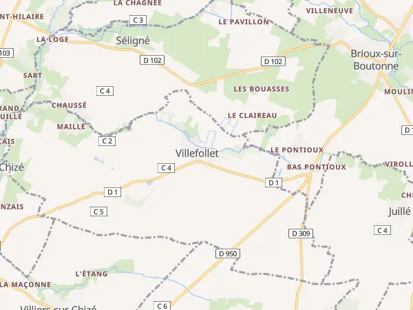 Plan de Villefollet