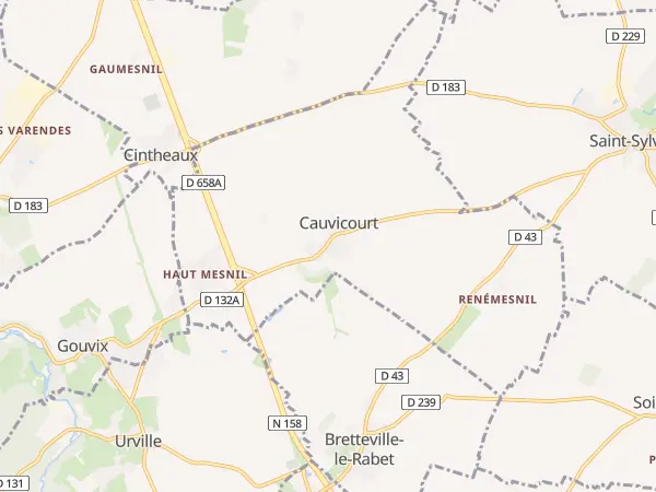Plan de Cauvicourt
