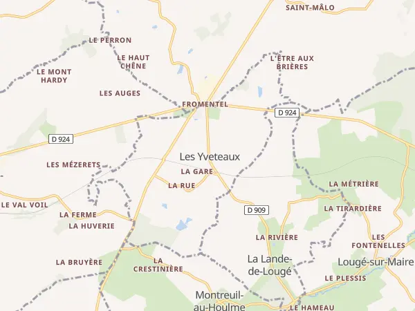 Plan des Yveteaux