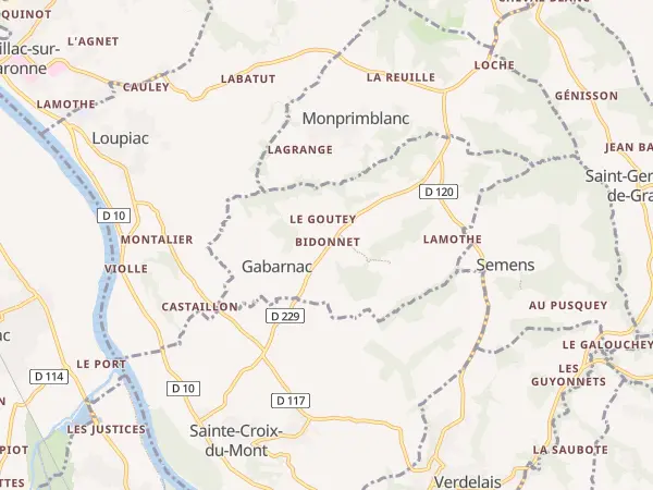 Plan de Gabarnac