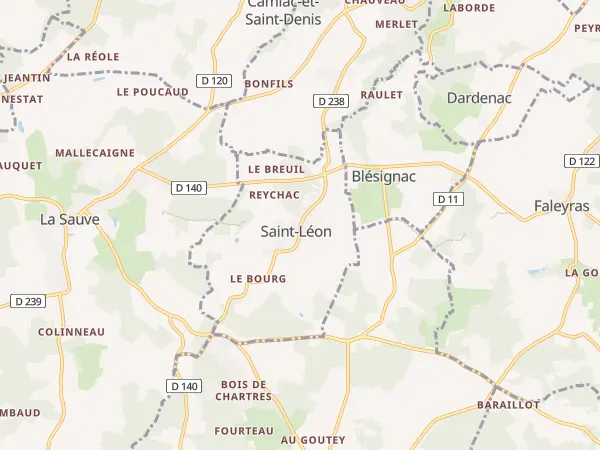 Plan de Saint-Léon