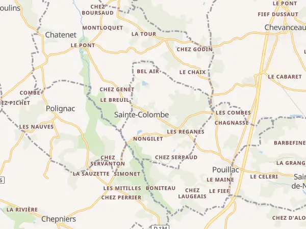 Plan de Sainte-Colombe