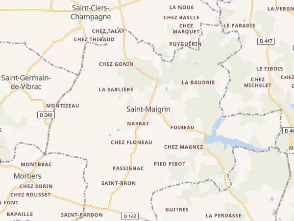 Plan de Saint-Maigrin
