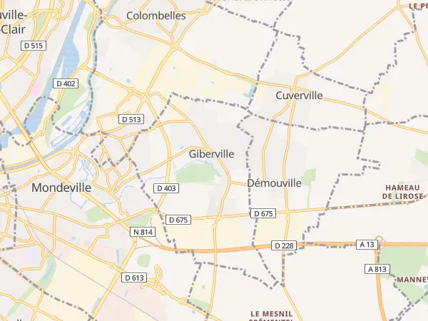 Plan de Giberville