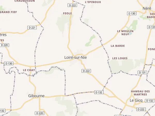 Plan de Loiré-sur-Nie