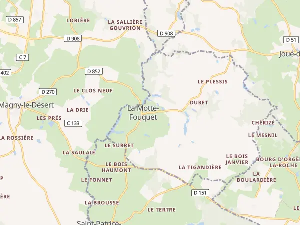 Plan de La Motte-Fouquet