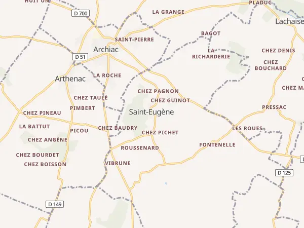 Plan de Saint-Eugène