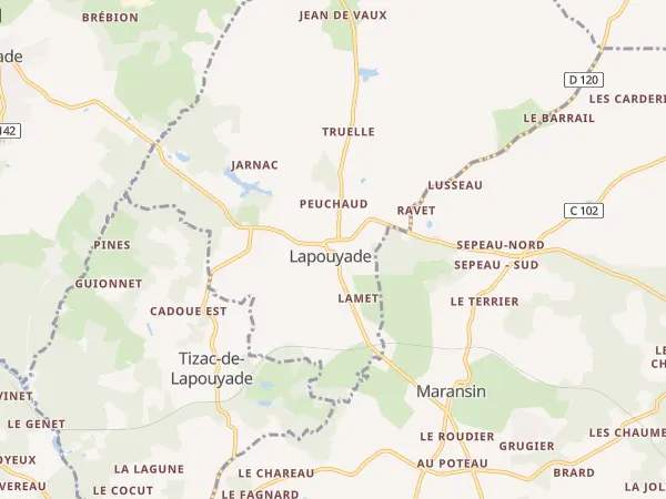 Plan de Lapouyade