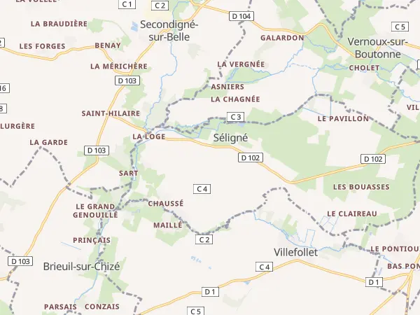 Plan de Séligné