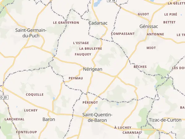 Plan de Nérigean