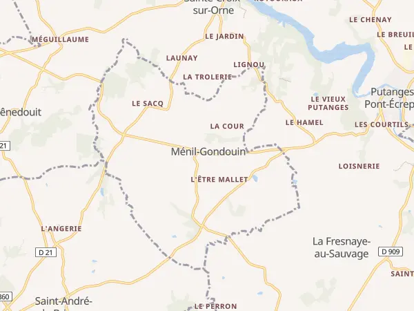 Plan de Ménil-Gondouin
