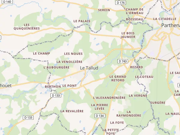 Plan du Tallud