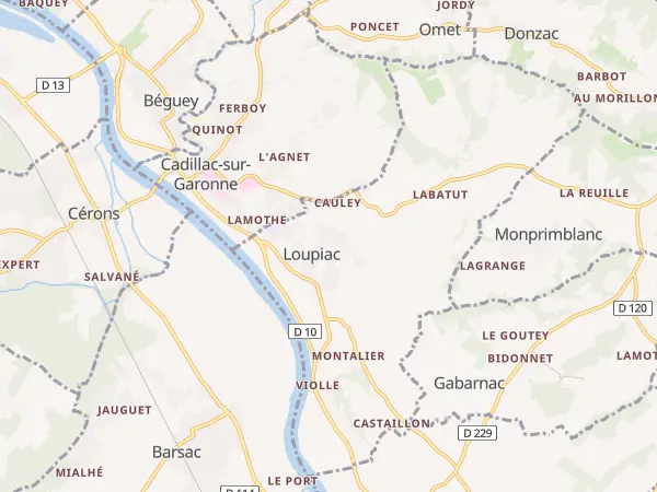 Plan de Loupiac