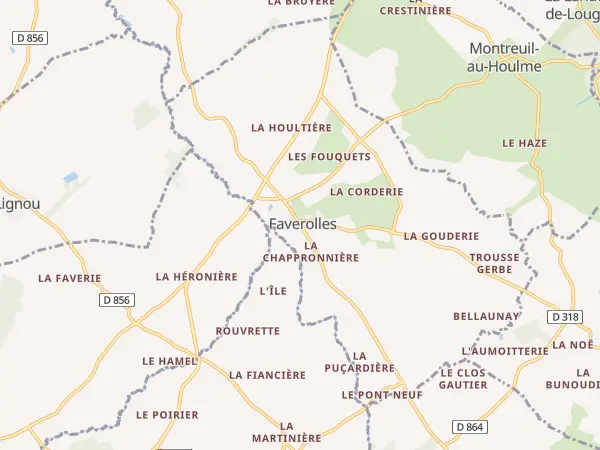 Plan de Faverolles