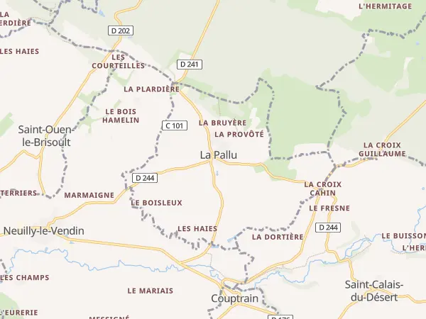 Plan de La Pallu