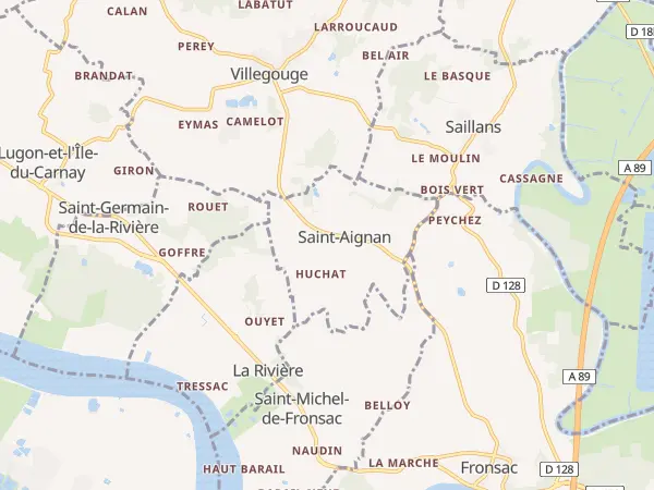Plan de Saint-Aignan