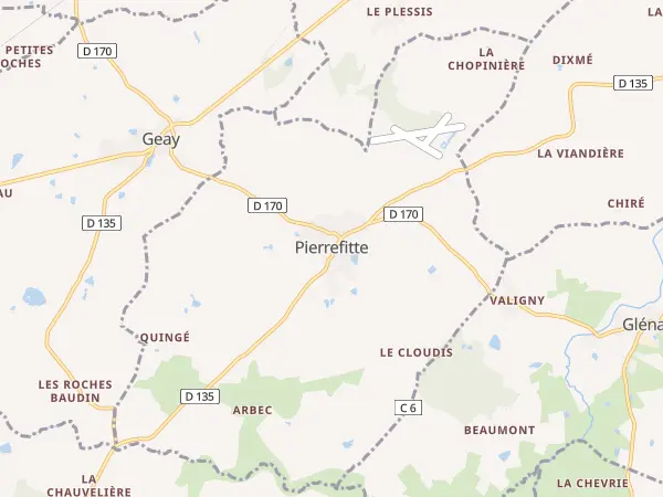 Plan de Pierrefitte