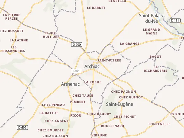 Plan de Archiac