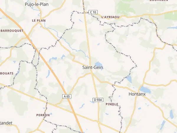 Plan de Saint-Gein