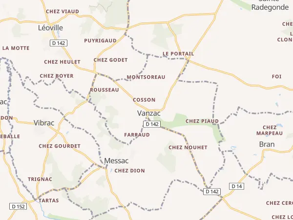Plan de Vanzac