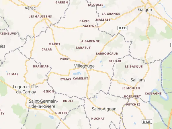 Plan de Villegouge