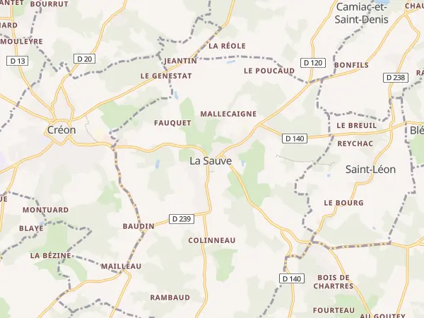 Plan de La Sauve